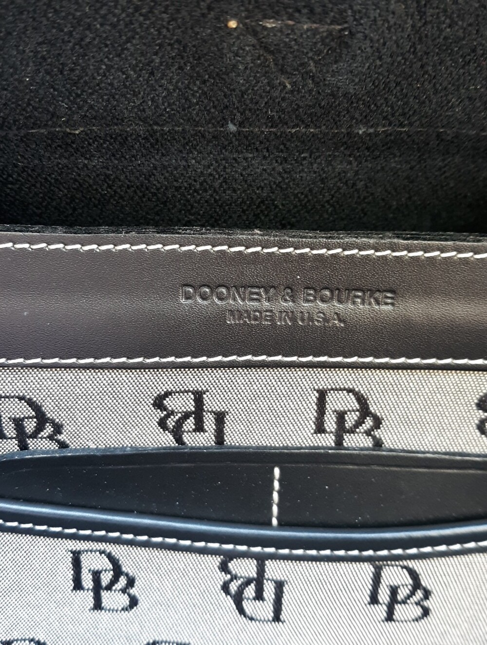 Dooney & Burke Monogram Crossbody Tote Bag - Picture 9 of 12